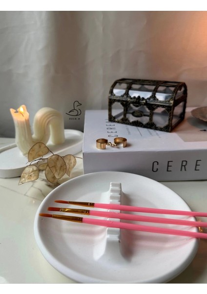 Dekoratif Taş Tozu Kalem/fırçalık/takı Tabak Kase modelleri