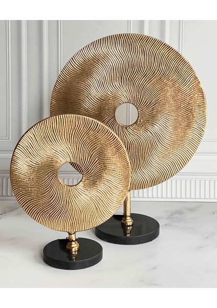 Nova Gold Halkalı 2'li Aksesuar Seti