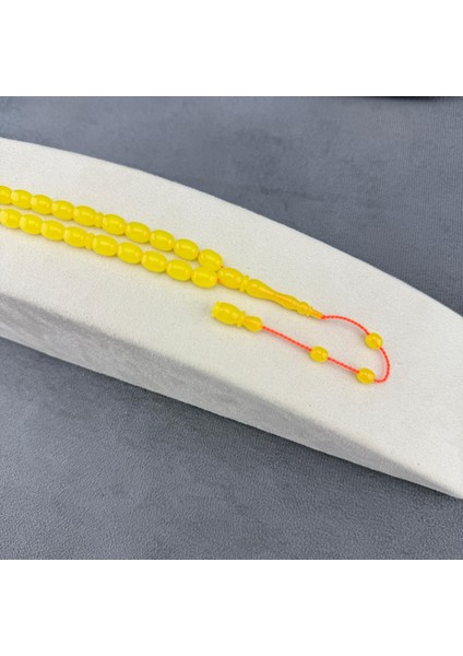 Emre Bülbül Usta Işçilikli Orjinal Osmanlı Zar Sıkma Kehribar Tespih