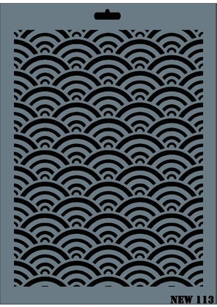 Rich New Seri N-113 Stencil 35X25 cm