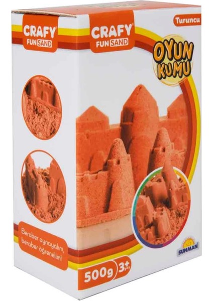 Turuncu Kinetik Kum 500 G