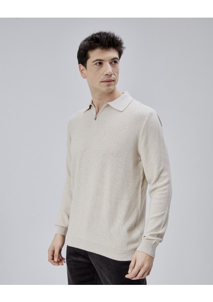 Erkek Triko Kazak 17271 Fermuarlı Polo fırsatları