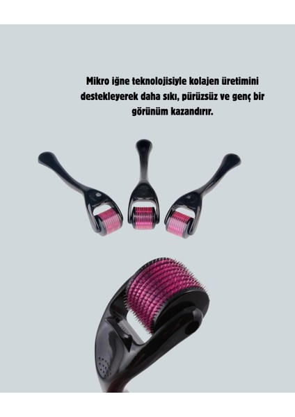 Bfs Titanyum Dermaroller 540 Iğne Cilt Onarım ve Kolajen Üretim Desteği fiyatları