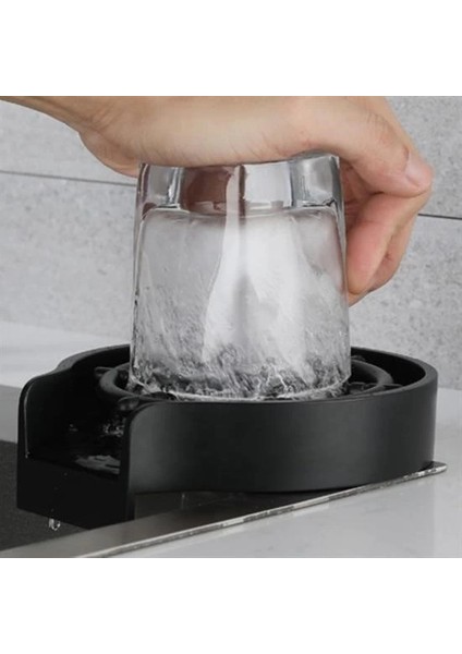 Yüksek Basınçlı Otomatik Bardak Yıkama Aparatı Mutfak Lavaboları Için Hızlı Kupa Durulayıcı