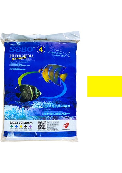 Filtre Elyafı 90X30X2 Sarı