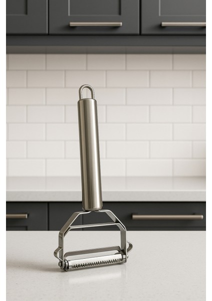 Çok Amaçlı Jülyen Soyucu Meyve Sebze Soyacak Salatalık Kabak Havuç Elma Soyacağı Çift Foksiyonlu