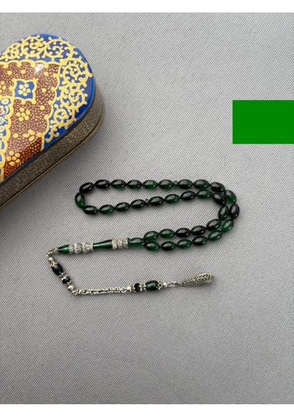 Bülbül Atölye Işçiliği Nakkaş Imame Alman Sıkma Kehribarı