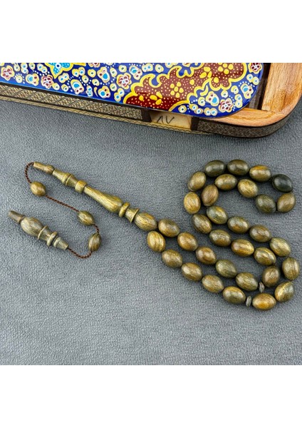 Özel Tasarım Imame Yeşil Kokulu Pelesenk Tespih