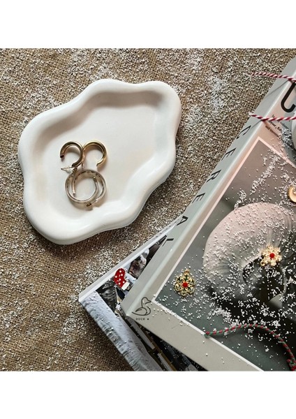 Bulut Şeklinde Dekoratif Tabak 19-14CM