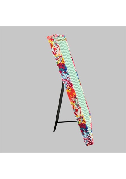 Karışık Ton Geçişli Asimetrik Desenli Kadife Kumaşlı Katlanabilir Ayaklı 10'lu Koleksiyon Tesbih Panosu fiyatları