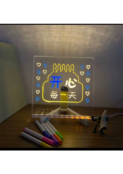 Renkli LED Işıklı Çizim ve Boyama Panosu-Işıklı Çizim Tahtası – Eğitici Boyama Panosu Stantlı modelleri