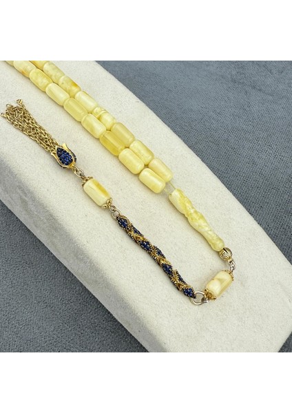 Usta Işçilikli Kraliçe Damla Kehribar Tespih