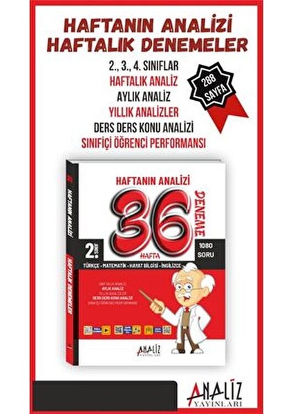 2.sınıf 36 Hafta Deneme Yeni Ürün Maarif Model Analiz