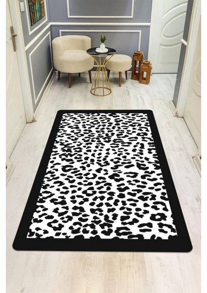 Modern Desenli Dijital Baskı Kaymaz Taban Halı H0136