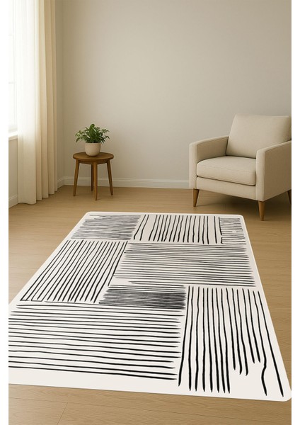 Modern Desenli Dijital Baskı Kaymaz Taban Halı H1086 fiyatları