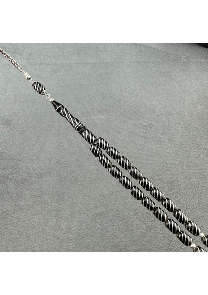 Türker Kızılelma Gümüş Sarma Oltu Taşı Tespih fiyatları