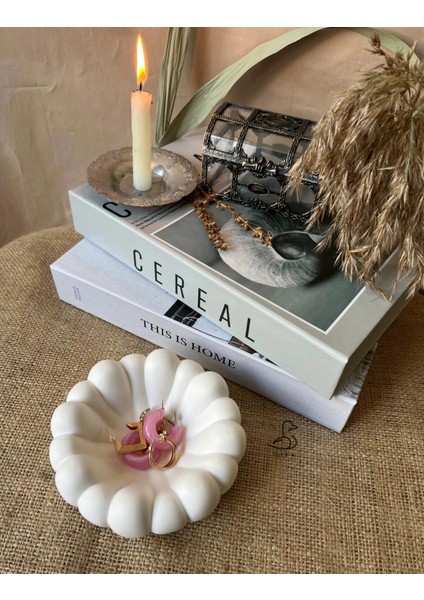 Bubble Görünümlü Taş Tozu Dekoratif Tabak/kase 13-7 cm fiyatları