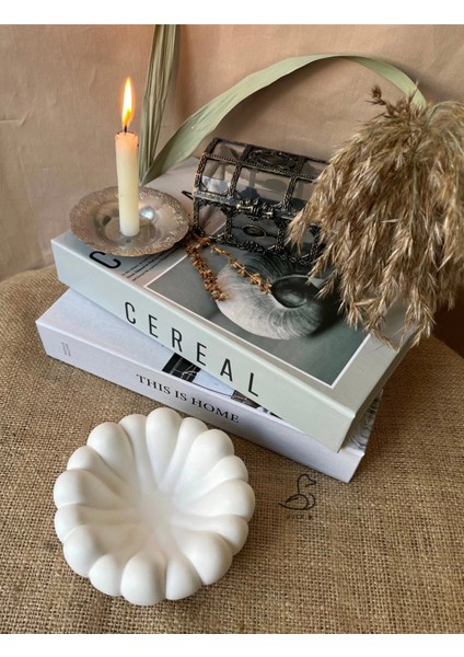 Bubble Görünümlü Taş Tozu Dekoratif Tabak/kase 13-7 cm fırsatları