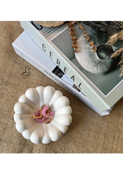 Bubble Görünümlü Taş Tozu Dekoratif Tabak/kase 13-7 cm indirimleri