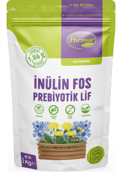 Inülin Fos Prebiyotik Lif - 1 kg Inulın
