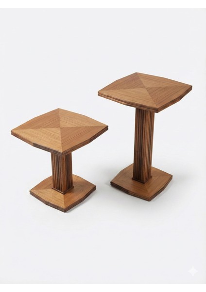 Ierko Modern Çıtalı Tasarım Uzun Yan Sehpa fiyatları