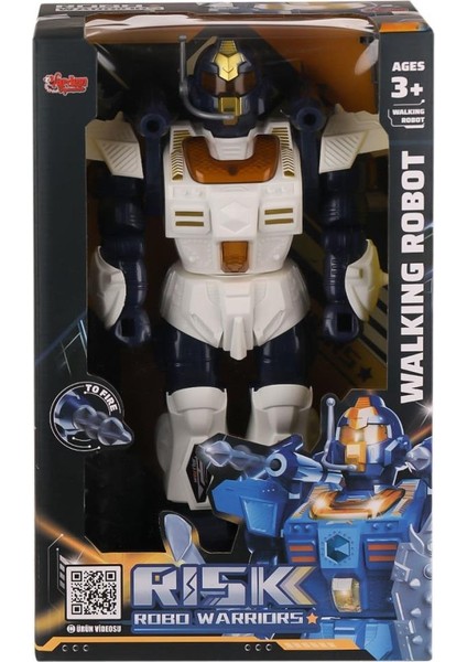 DF-6051 Işıklı ve Müzikli Roket Atan Robot- Vardem Oyuncak