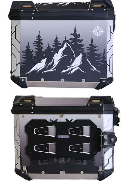 DSN05 Universal 40 Lt x 2 Desenli Alüminyum Motosiklet Yan Çanta Seti fiyatları