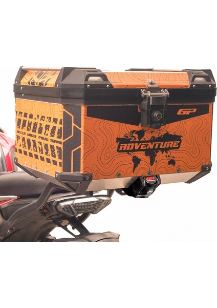 DSN03 45 Lt Alüminyum Motosiklet çanta Uyumlu Sticker indirimleri