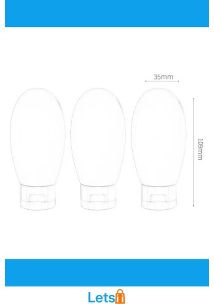 3 Adet Seyahat Dostu Sızdırmaz Şişe Seti fırsatları