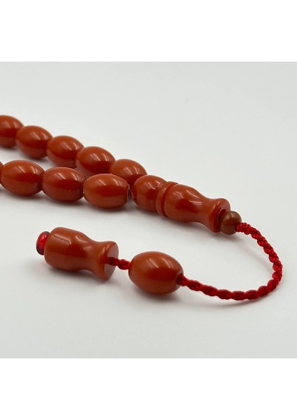 Efe Maskot Model Sıkma Kehribar Özel Usta Yapımı Tespih