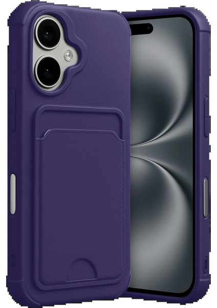 CPT05 Apple iPhone 17 Kelvin Kartvizitli Silikon - Derin Mor