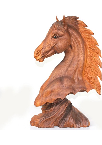 Maun Ağacı El Oyması At Büstü LIV1936