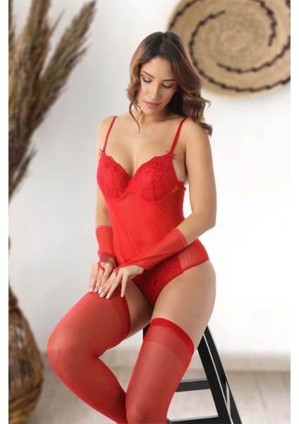 Kırmızı Jartiyer Takım indirimleri