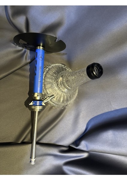 Mavi Çelik Nargile Takımı