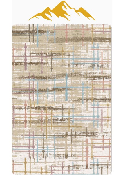 Modern Desenli Dijital Baskı Kaymaz Taban Halı H0252 modelleri