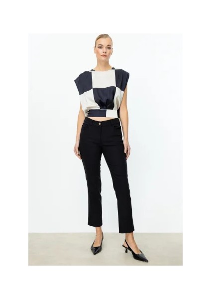 Beş Cep Boru Paça Pantolon