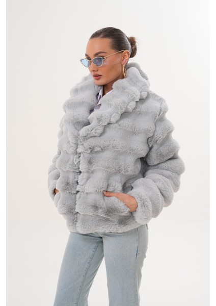 Şal Yaka Çinçila Ceket