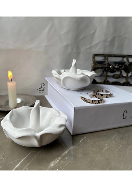 Gül Görünümlü Taş Tozu Yüzük Standı fiyatları