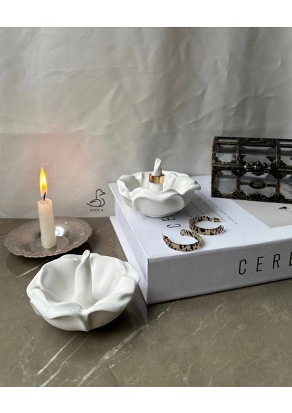 Gül Görünümlü Taş Tozu Yüzük Standı fırsatları