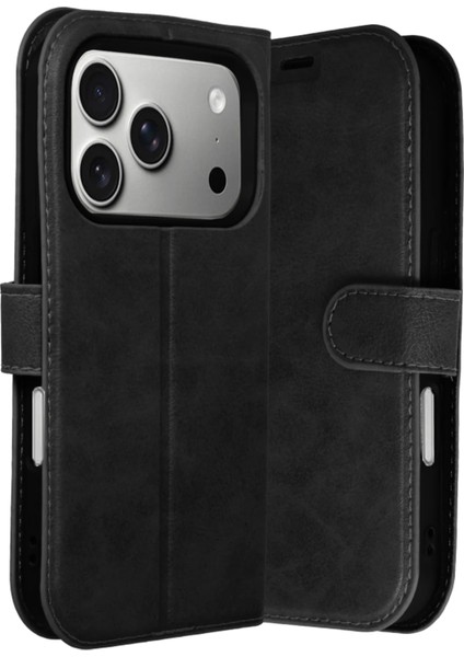 Drnds Newface Apple Iphone 17 Pro Trend S Plus Kapaklı Kılıf - Siyah