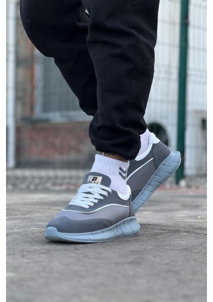 Gri Triko Erkek Spor Ayakkabı
