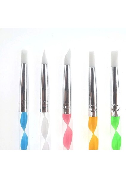 Akrilik Saplı Kauçuk Kabartma Kalem Seti 5li fiyatları