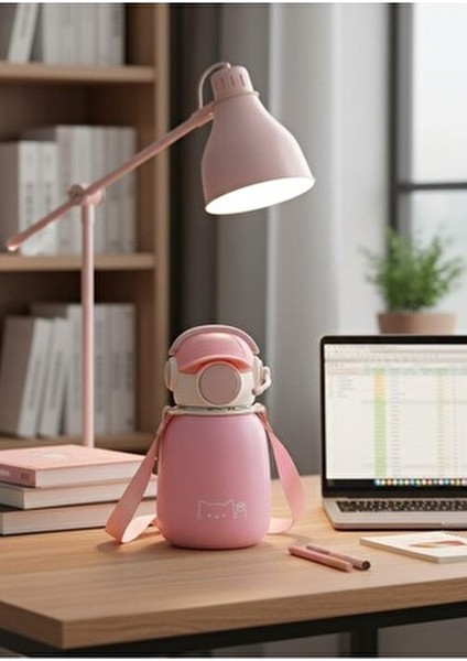 Termos Matara Gamer Şekilli 500 ml Paslanmaz Çelik Çocuk Kız Erkek Içecek Suluk