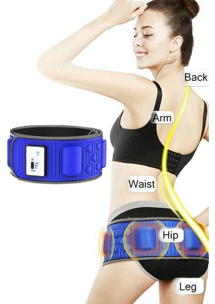 Elektrikli Titreşimli Bel ve Bacak Masaj Kemerile Form ve Rahatlık
