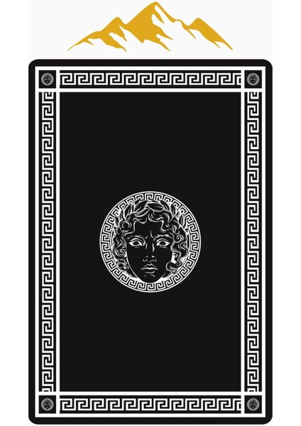 Modern Desenli Dijital Baskı Kaymaz Taban Halı H0845 modelleri