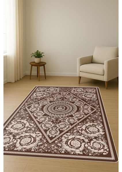 Modern Desenli Dijital Baskı Kaymaz Taban Halı H1097 fiyatları