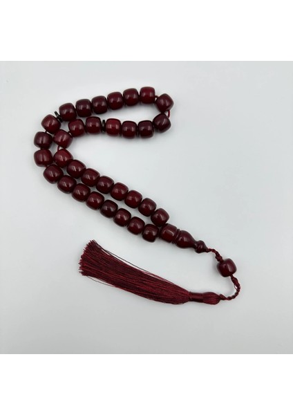 Vişne Rengi Osmanlı Benzetme Sıkma Kehribar Ip Püsküllü Eşsiz Gerçek Tespih modelleri