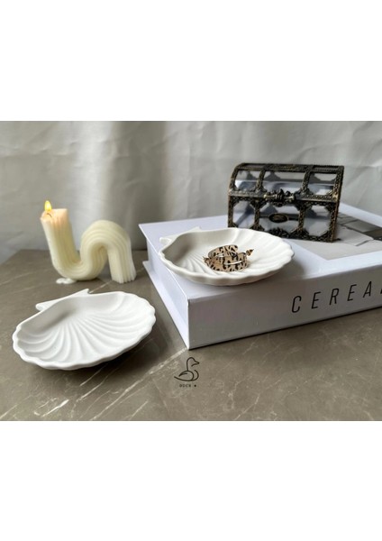 Deniz Kabuğu Görünümlü Dekoratif Tabak fiyatları