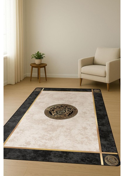 Modern Desenli Dijital Baskı Kaymaz Taban Halı H0857 fiyatları