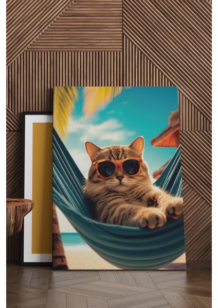 Hamak Keyfi Kanvas Tablo